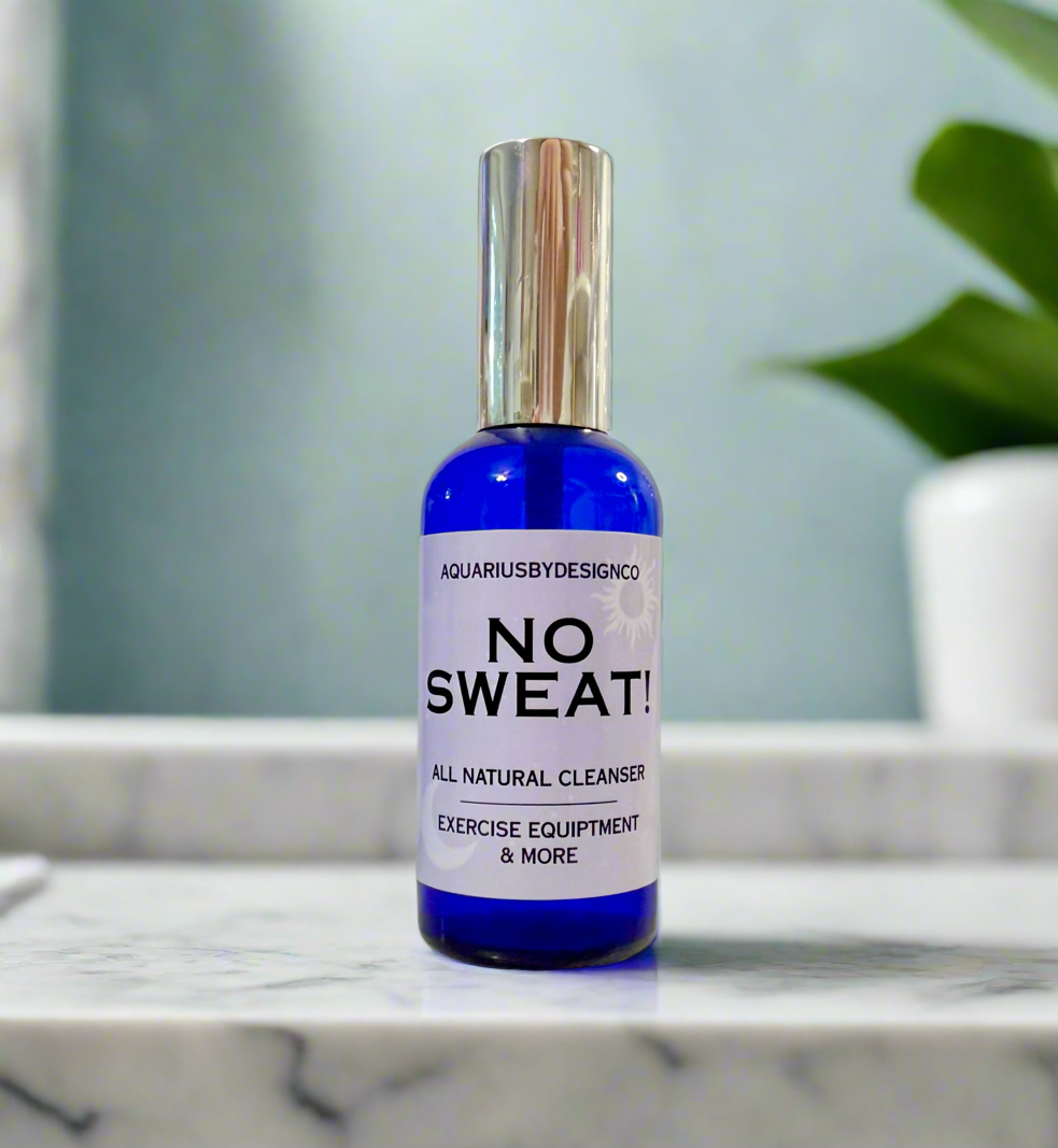 No Sweat! Natural Cleanser for exercise equipment, yoga & more
