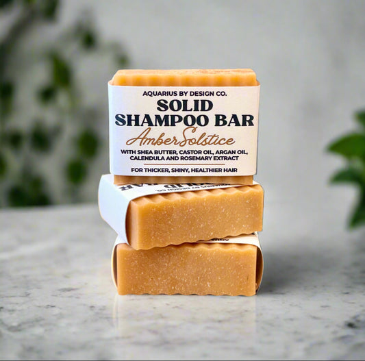 Solid Shampoo Bar with Shea, Castor and Argan