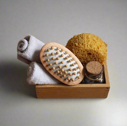 Natural Wooden Body Massage Brush
