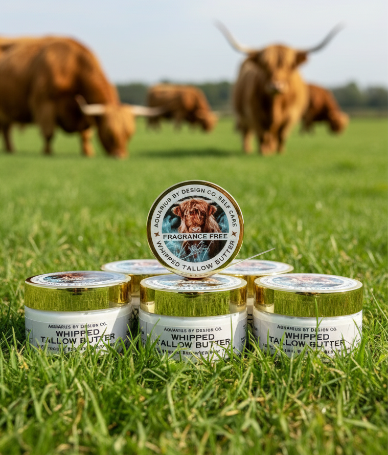 Organic Whipped Tallow Butter - Fragrance Free