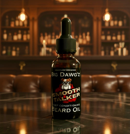 Big Dawg’z Conditioning Beard Oil • Smooth Talker • Sandalwood + Bourbon + Cedar + Leather