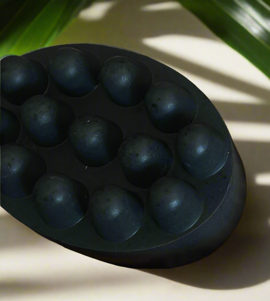 Detoxifying Charcoal Soap Massage Bar - Rosemary Tea Tree & Mint