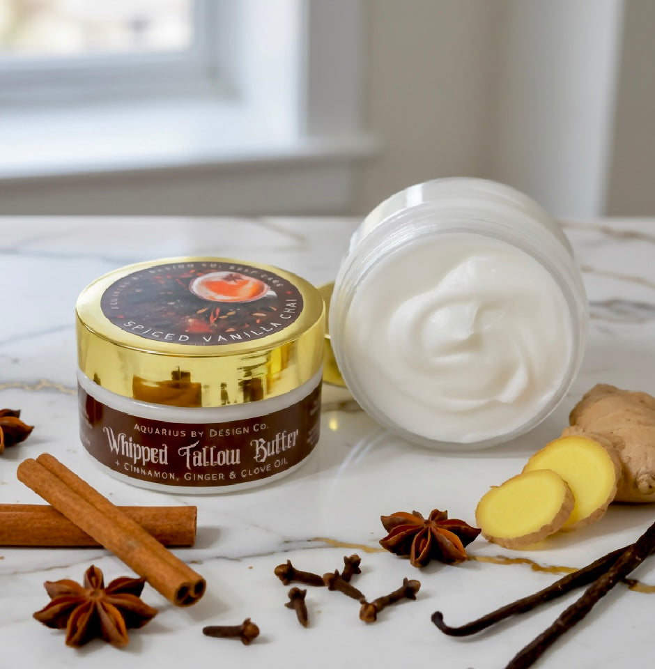 Organic Whipped Tallow Butter – Spiced Vanilla Chai