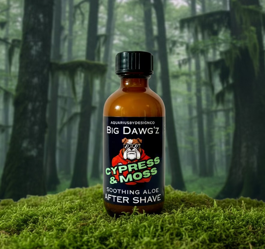 Cypress & Moss Soothing Aloe After Shave • Lime + Black Pepper + Cypress + Cedar + Leather