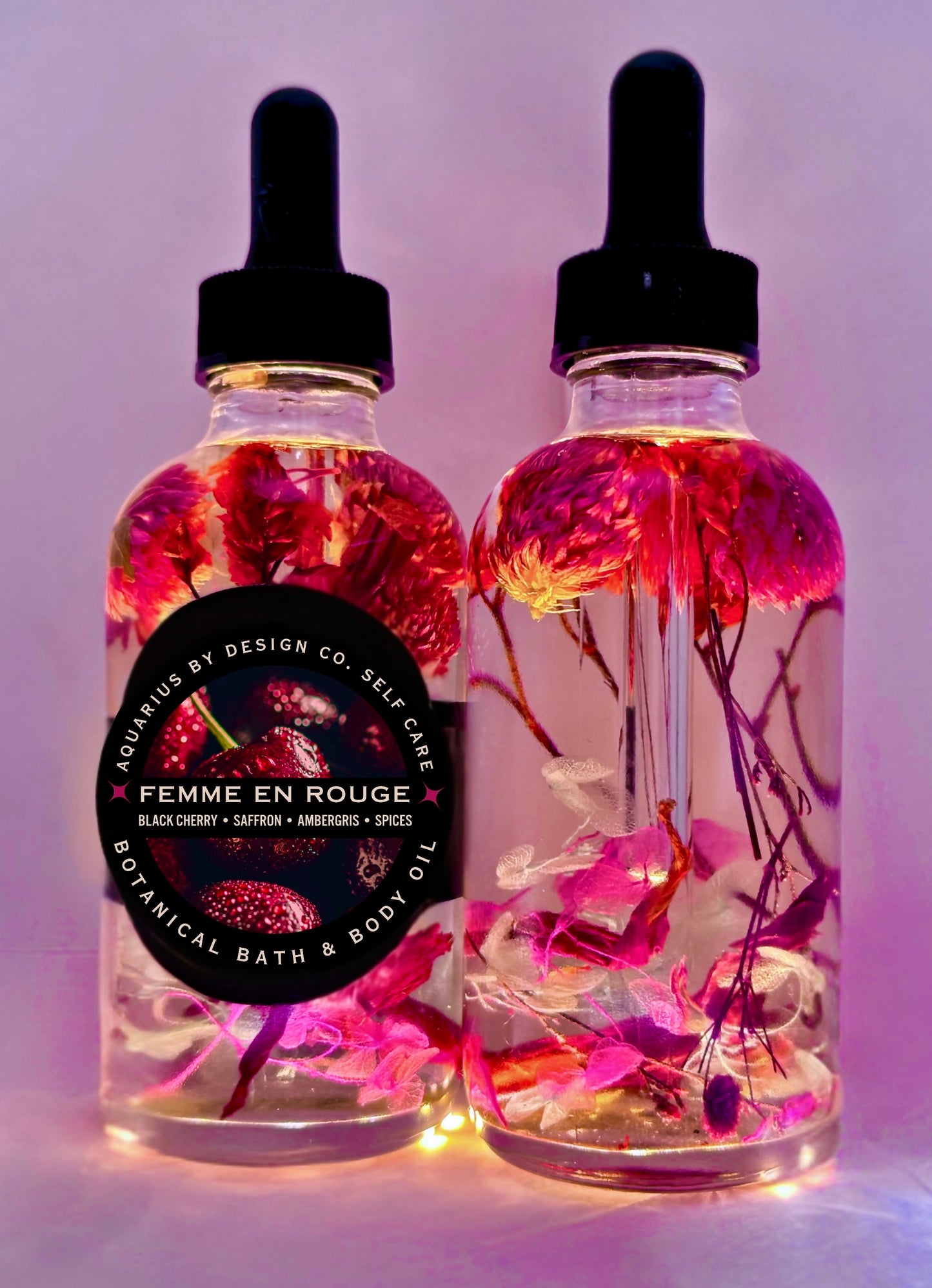 Femme en Rouge Collection • Dark Cherry, Cinnamon, Clove, Sweet Tobacco, Jasmine, Saffron