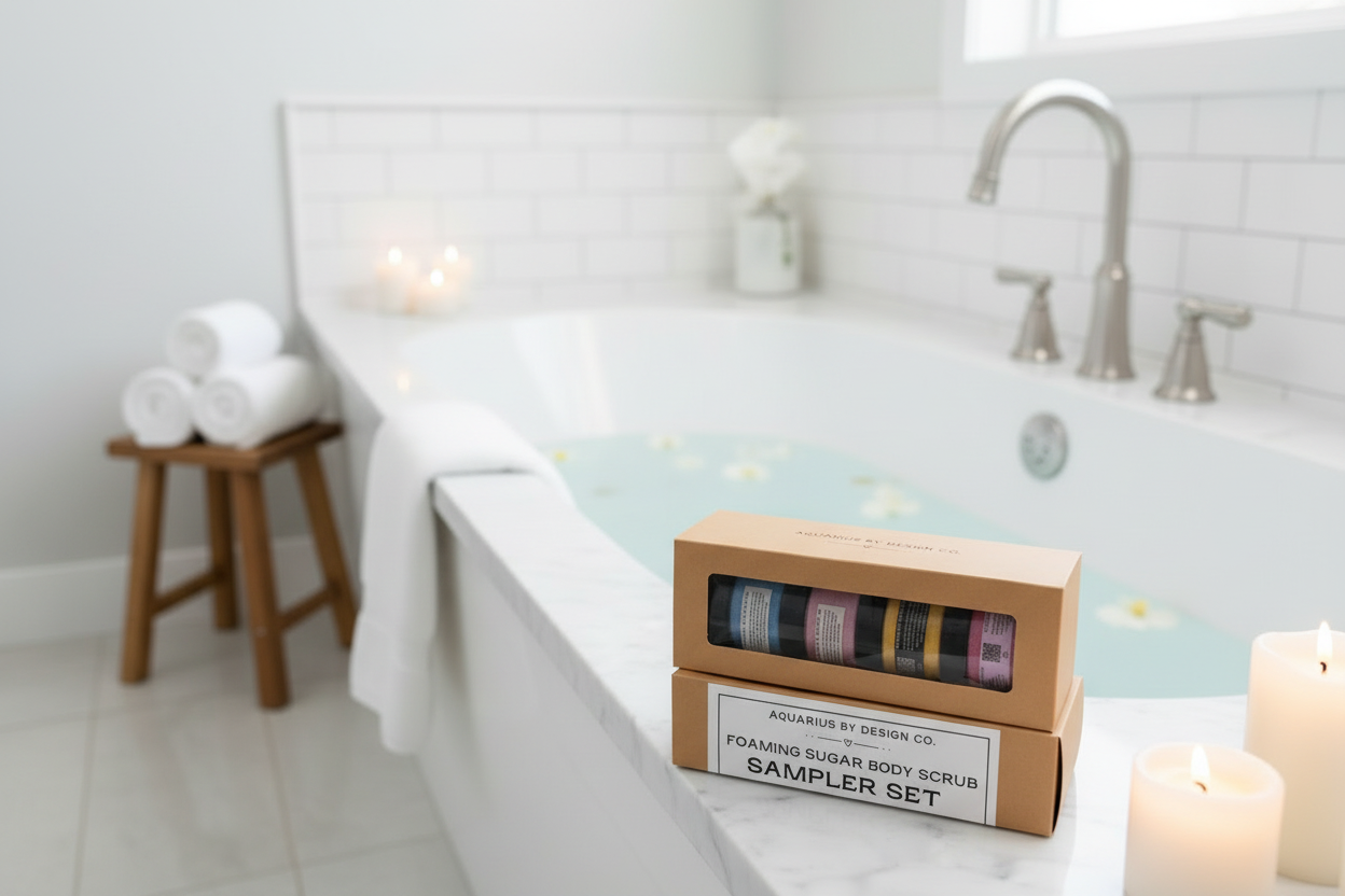 Foaming Sugar Body Scrub Sampler Set