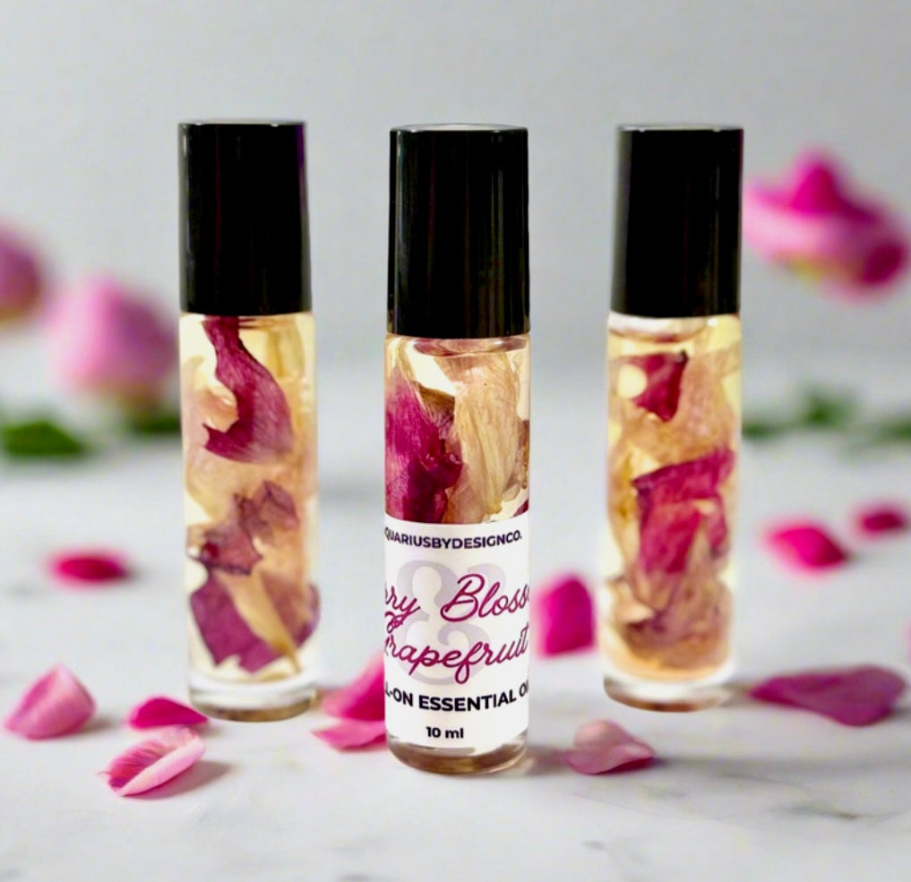 Cherry Blossom & Grapefruit Roll-on Essential Oil
