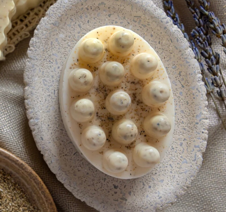 Colloidal Oat & Calendula Soap Massage Bar - Sweet Orange & Chamomile