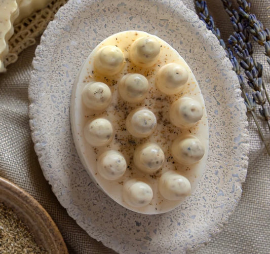 Colloidal Oat & Calendula Soap Massage Bar - Sweet Orange & Chamomile