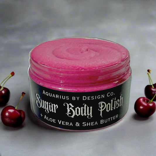 Femme En Rouge • Emollient Sugar Body Polish • Black Cherry + Saffron + Ambergris + Spices